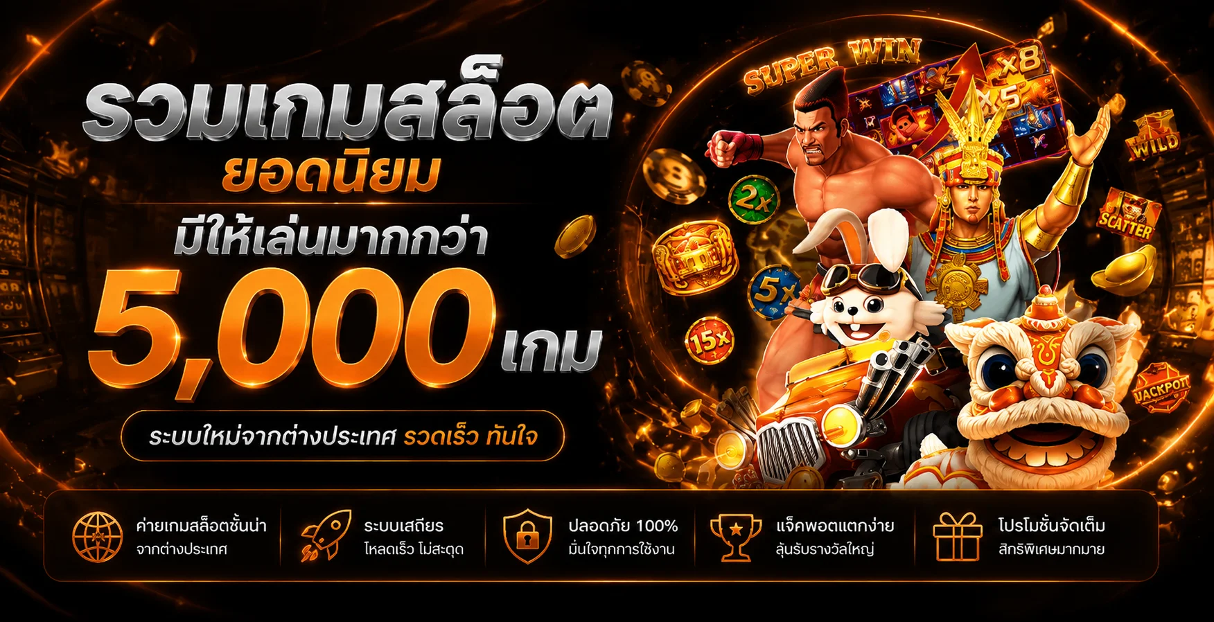 รวมเกม HANGWIN99 พร้อมมาสคอตสไตล์ PG Soft